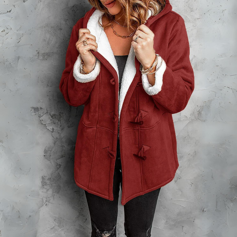Άσπεν | Παλτό Fleece με Κουμπώματα Toggle