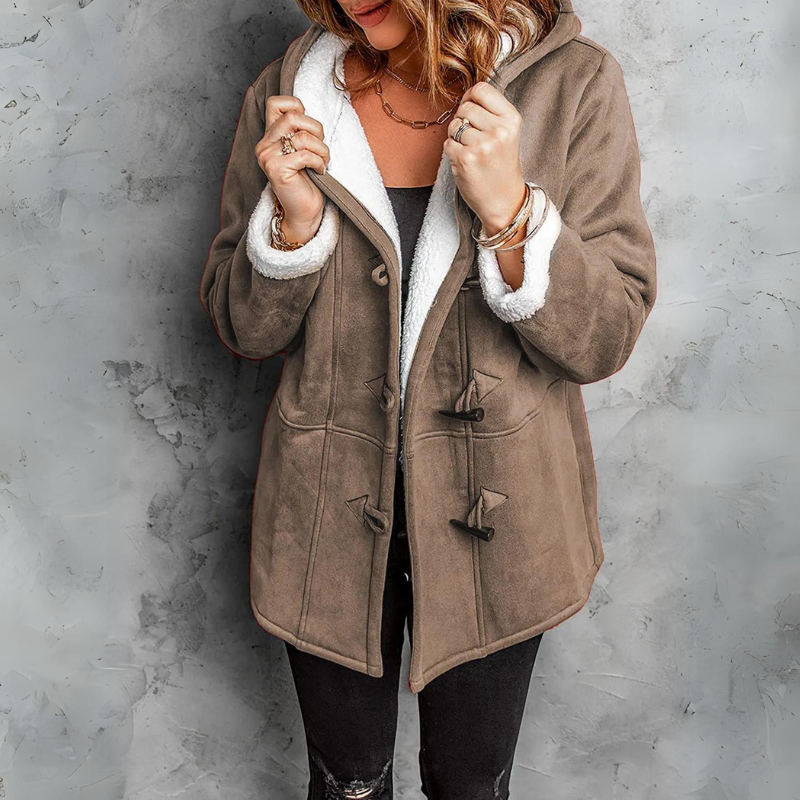 Άσπεν | Παλτό Fleece με Κουμπώματα Toggle